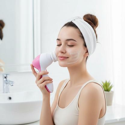 VibrantGlow Facial Brush