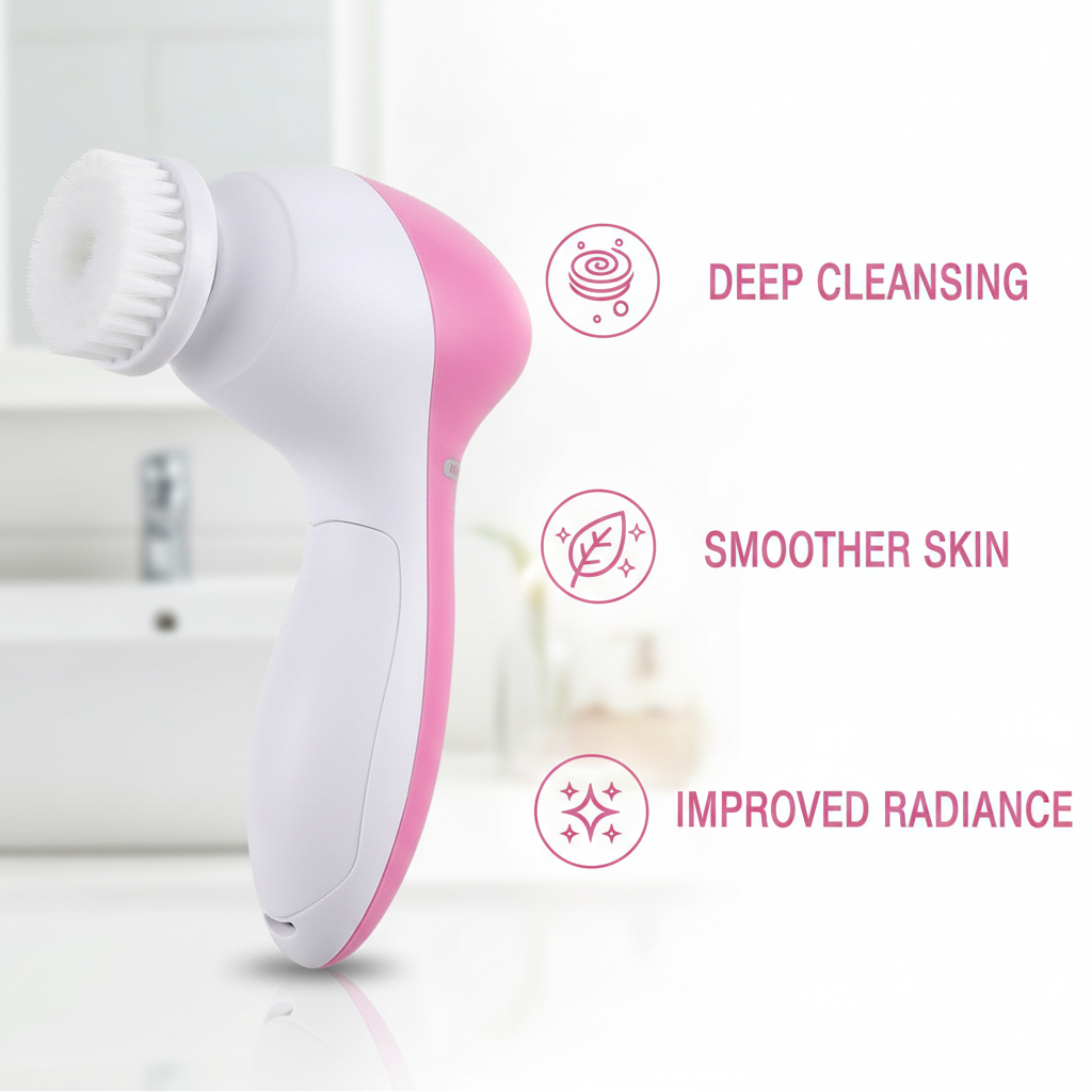 VibrantGlow Facial Brush